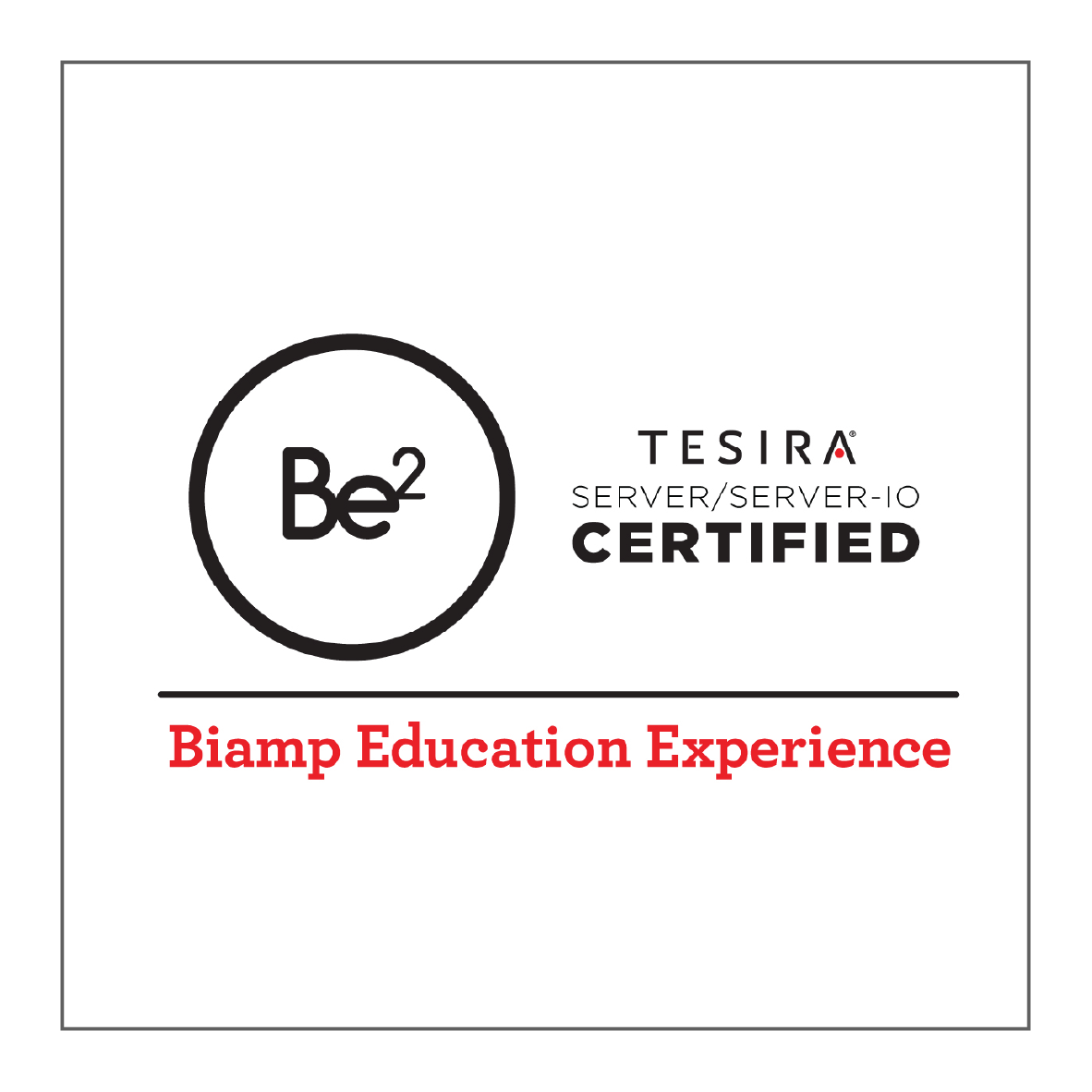 TESIRA SERVER/SERVER-IO CERTIFIED